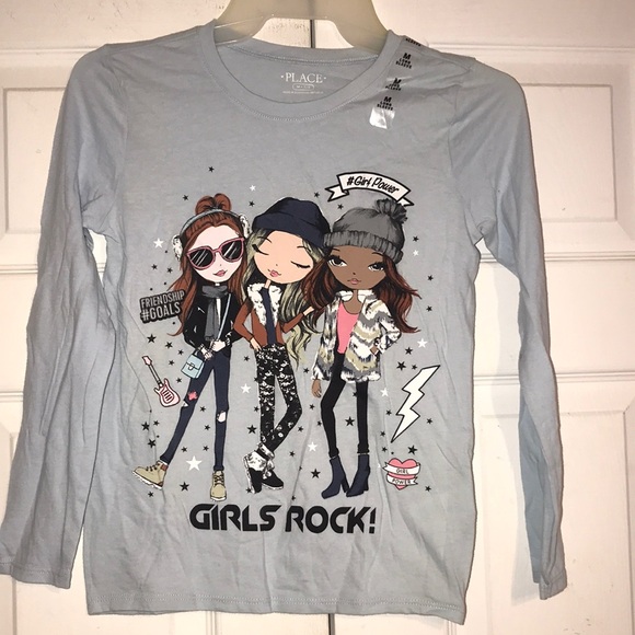 NWT Girl’s Place “Girl Power” Top - Picture 1 of 6